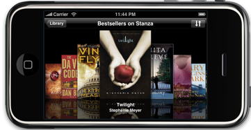 Stanza on an iPhone